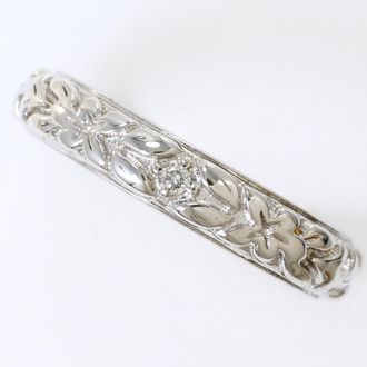 C&A White Gold White Gold (18K) Band Ring (Pre-Owned)