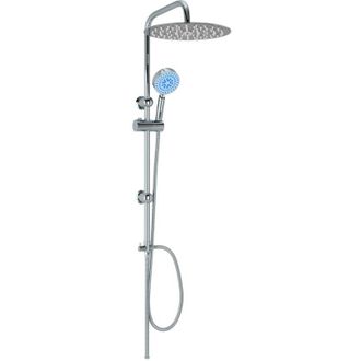 vidaXL Kit De Ducha Combinado Con Ducha De Mano Acero Inoxidable Vidaxl