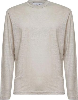 D4.0 Long Sleeve Tops, male, Beige, Size: 2XL Long-sleeve T-shirt