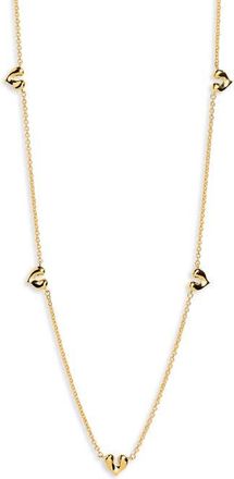 Missoma Molten Heart Mini Charm Choker in Gold at Nordstrom