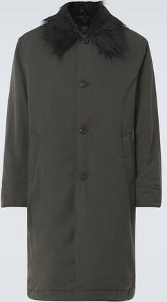 Our Legacy Polar faux fur-trimmed coat