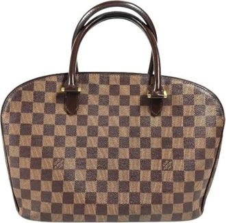 Louis Vuitton Pre-owned Damier Canvas Handbag - Dames - Vintage Handtas - Bruin - ONE Size - Vintage