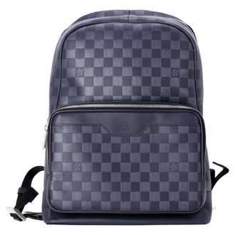 Louis Vuitton Louis Vuitton Campus Damier Rugzak in marineblauw leer
