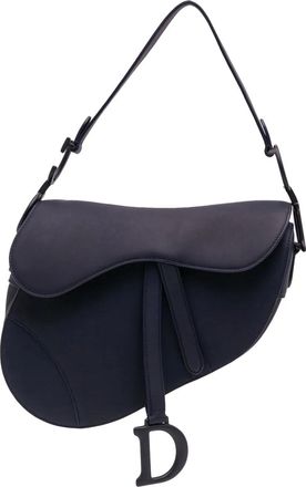 Dior Borsa a spalla Saddle Ultra Matte media in pelle di vitello 2019 - Blu