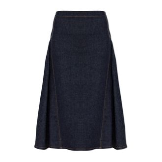 Jacquemus Denim Skirts, female, Blue, Size: W28 Lavoir de-N&icirc;mes Denim Skirt