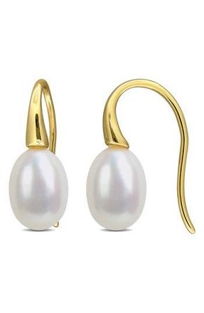 Delmar Cultured Freshwater Pearl Drop Earrings in White/pearl at Nordstrom Rack