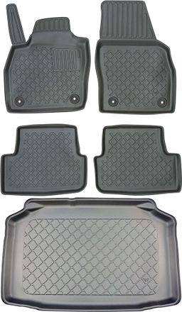 OEM Audi A1 Ii Gb Sportback Desde 07.2018 Set - Alfombrillas Para Coche + Alfombrilla Para Maletero