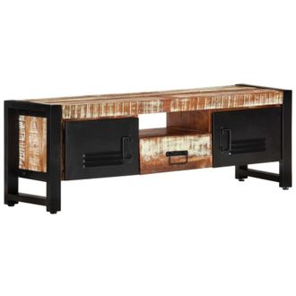 vidaXL Mueble De Tv Madera Maciza Reciclada 120x30x40 Cm Vidaxl