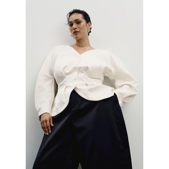 11 Honor&eacute; Crescent Moon Jacket in Vanilla Ice at Nordstrom, Size 14