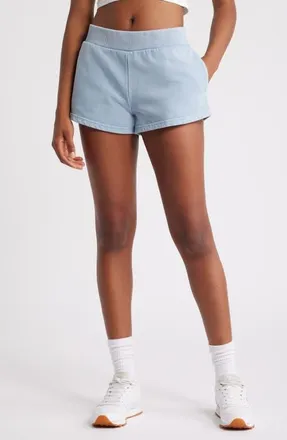 Roxy True Radical Sweat Shorts in Clear Sky at Nordstrom, Size Medium