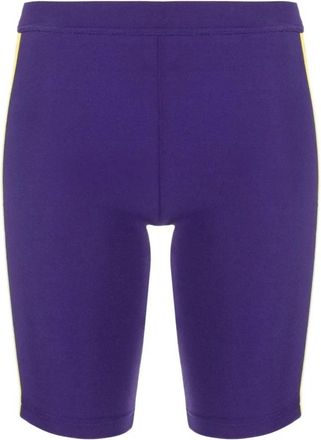 Dsquared2 Fietsbroek - Dames - Korte Broeken - Paars - M - Katoen - Korte Broeken