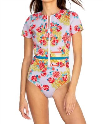 Johnny Was Japer Neoprene One Piece In Multi