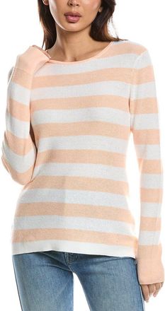 Fort&eacute; Cashmere Thermal Crewneck Cashmere-Blend Sweater