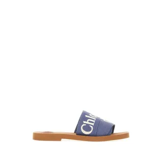 Chlo&eacute; Sliders, female, Blue, Size: 10 US Woody Mule