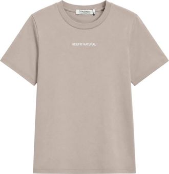 Max Mara Quarzo T-shirt - Dames - T-shirts - Roze - M - Katoen - Tops
