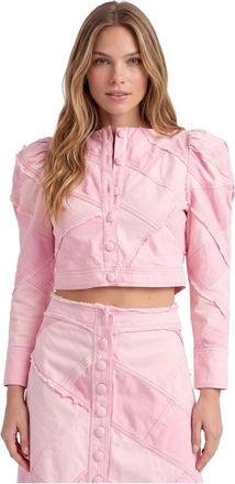 LoveShackFancy Loveshackfancy, Donna, Giacche, Rosa, S, new