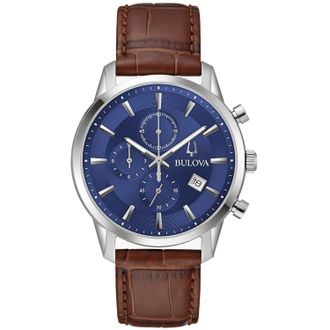 Bulova Mens Sutton Blue Dial Watch