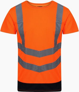 Regatta Mens Regatta Professional Mens High-Vis Short-Sleeved T-Shirt - Orange - Size: 46