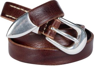 Our Legacy 2cm Riem - Heren - Riemen - Bruin - 100 CM - Leer - Accessoires