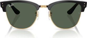 Ray-Ban Sunglasses Rbr0504 S 6677 Vr Clubmaster Reverse Black/Green Unisex