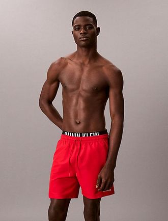 Calvin Klein Zwemshort Met Dubbele Tailleband
