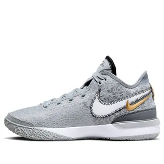 Nike Zoom LeBron NXXT Gen Wolf Grey Metallic Gold DR8784-004