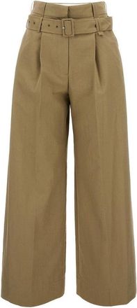 Simone Rocha Pleated Wide-Leg Trousers