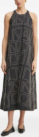 Liviana Conti Abito midi smanicato - Nero