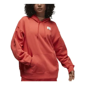 Nike Jordan (WMNS) Air Jordan Flight Fleece Pullover Hoodie Red DQ4603-605