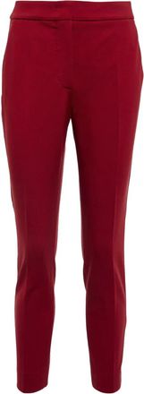 Max Mara Pantaloni Pegno - Rosso