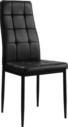 Regalos Miguel Regalos Miguel - Packs Sillas Comedor - Pack 4 Sillas Lan Polipiel - Negro