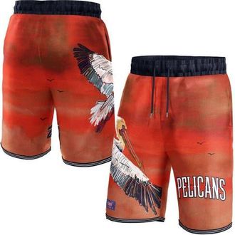 NBA Unisex NBA & KidSuper Studios by Fanatics Red New Orleans Pelicans Hometown Shorts at Nordstrom, Size Xxx-Large