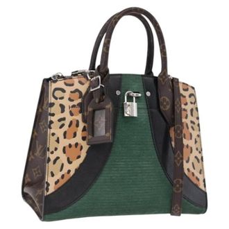 Louis Vuitton Pre-owned City Steamer Shoulder Bag - Dames - Pre-owned - Groen - Maat: ONE Size Leer