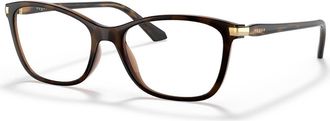 Vogue Eyewear 53mm Rectangle optical glasses in Brown at Nordstrom