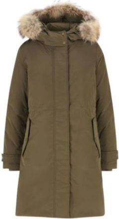 Woolrich Groene Winterjassen - Dames - Parka Jassen - Groen - XS - Jassen
