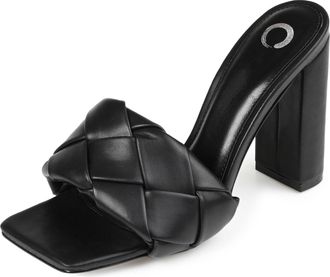 Journee Collection Womens Maysie Pump, Black, 5.5 UK