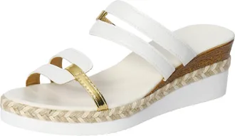 Generic Womens Wedge Sandals Thick Soled Wedge Heeled Womens Slippers Fashionable And Casual Fish Mouth Women Beach Sandals Outdoor Wedges Shoes 2026 (White, 