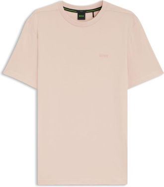 BOSS Stretch-cotton T-shirt with logo detail