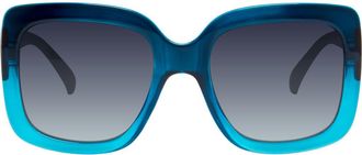 Kurt Geiger 53mm Square Sunglasses in Blue Gradient at Nordstrom Rack