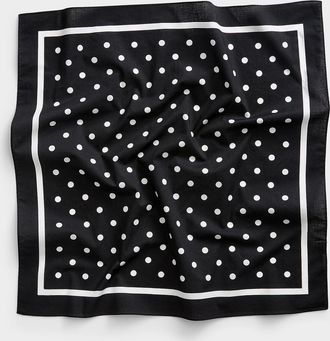 Le 31 Mens Polka-dot black tie scarf Imported from Seoul