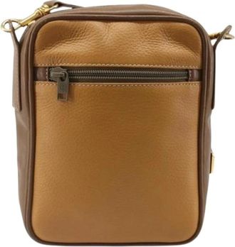 Loewe Pre-owned Leather Shoulder Bag - Dames - Vintage Schoudertas - Bruin - ONE Size - Leer - Vintage