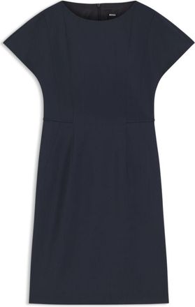 BOSS Slim-fit dress in Italian stretch wool