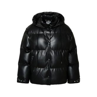 Stella McCartney Stella McCartney, Winter Jackets, female, Black, Size: 2XS Alter Mat Short Puffer Coat
