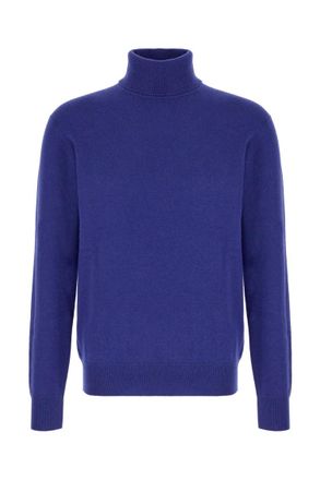 Saint Laurent Blue Turtle Neck Sweater