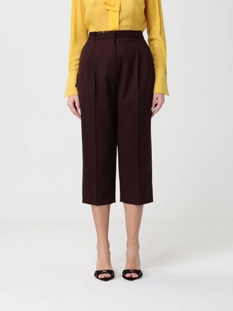 Elisabetta Franchi Pantaloni cropped Elisabetta Franchi in cr&ecirc;pe