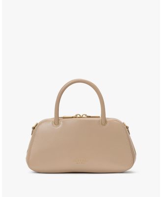 Kate Spade New York Womens Gracie Mini Bag - Taupe Leather - One Size