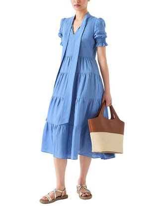 L.k. Bennett Lk Bennett Flo Linen Dress