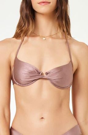 L*Space Toni Underwire Bikini Top in Smoky Quartz at Nordstrom Rack, Size X-Small
