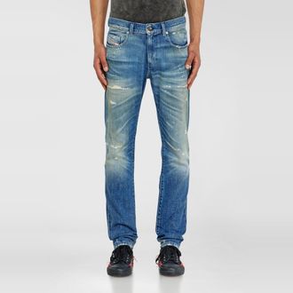 Diesel Slim Jeans Regular Waist 2019 D-Strukt,, Zip fly