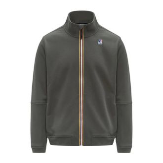 K-Way Hoodies & sweatvesten, Heren, Groen, XL, Katoen, Pepin Geborsteld Fleece